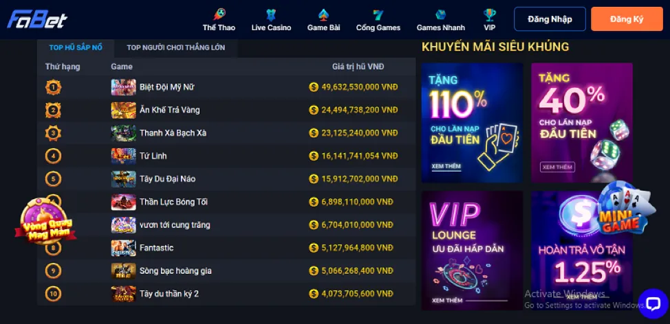 Cập nhật game mới và kèo thể thao vvvwin code